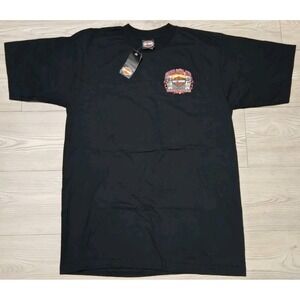 Harley Davidson Shirt Honolulu Hawaii Mens Size Large Cycle City Black NWT NEW